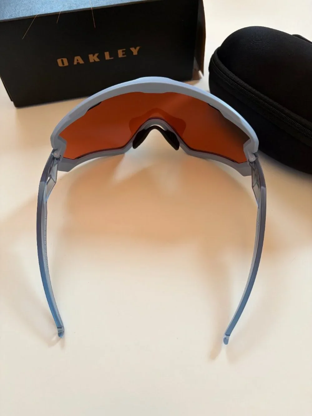 Oakley Wind Jacket 2.0 Sunglasses Matte Transparent Stonewash Prizm Snow